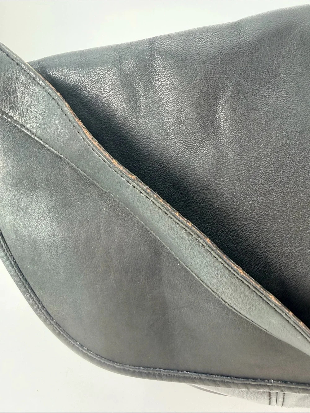 Vintage 90s Coach Whitney Flap Satchel Bag Dark Blue FLAWS